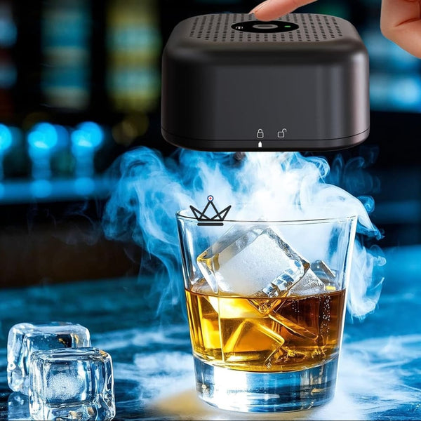 Kit fumoir à whisky électrique rechargeable avec 6 copeaux de bois — SALOON