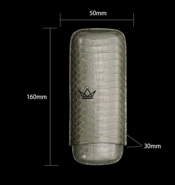 Etui à cigare en cuir - AURELIUS - - etui cigare - Cadeau, Noël, Anniversaire, Original - Atelier Atypique