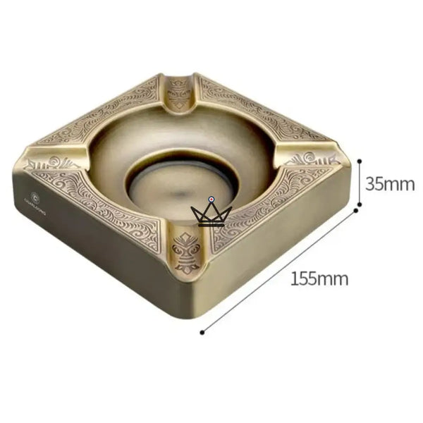 Cendrier à Cigares quatre fentes - Édition Titanium - - cendrier - Cadeau, Noël, Anniversaire, Original, Fête des pères, fête des mères - Atelier Atypique