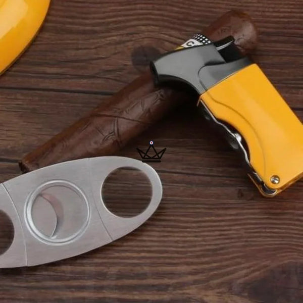 Pack Briquet et Coupe-Cigare COHIBA - VARGAS - Atelier Atypique