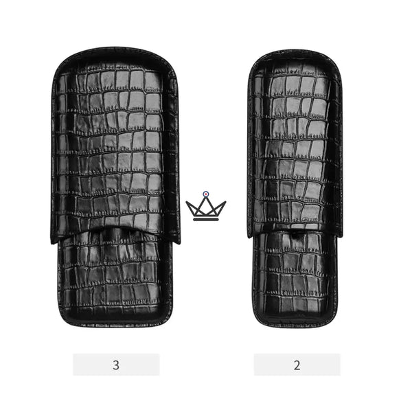 Etui à cigare de voyage cuir - COBRA - - etui cigare - Cadeau, Noël, Anniversaire, Original - Atelier Atypique