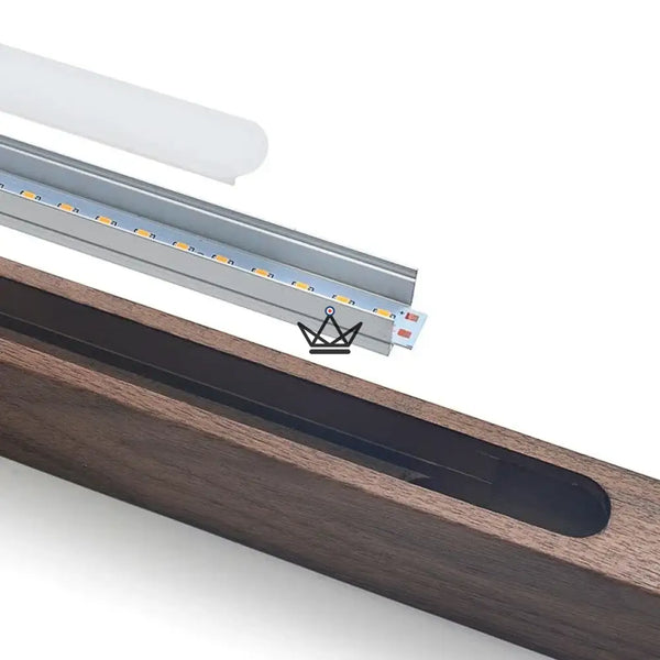 Lampe Suspendue LED en Bois Massif - Rhythm Nordic - - luminaire - Cadeau, Noël, Anniversaire, Original, Fête des pères, fête des mères - Atelier Atypique