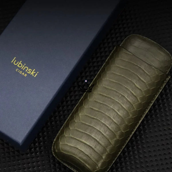 Etui à cigare en cuir - AURELIUS - - etui cigare - Cadeau, Noël, Anniversaire, Original - Atelier Atypique