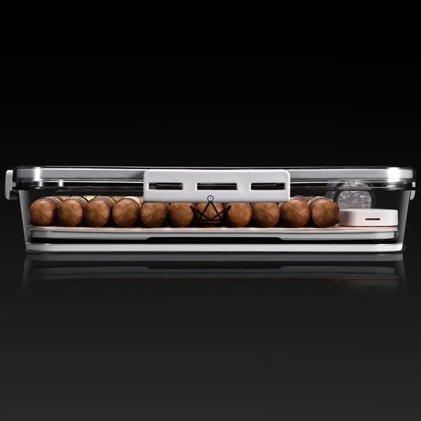 Cave à Cigare - CRYSTAL TIME -  - cave a cigare - Cadeau, Noël, Anniversaire, Original - Atelier Atypique