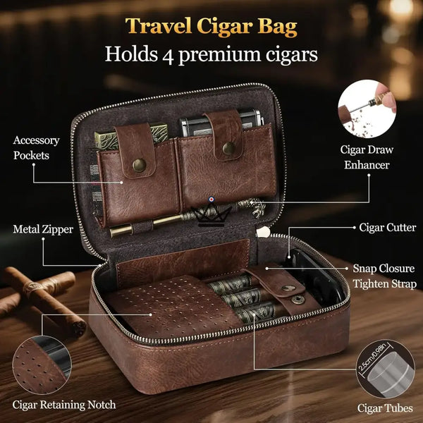 Cave à cigare de voyage et accessoires — Magyars Crystal – 2/12