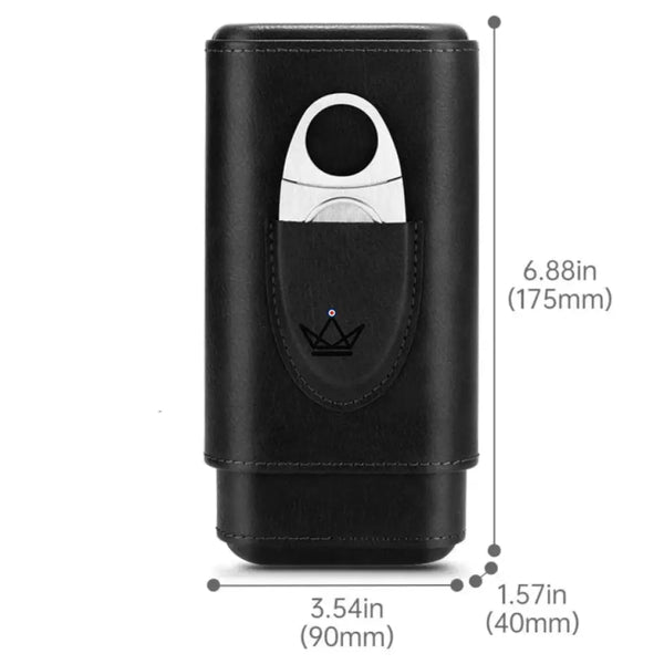 Etui à cigares et Coupe-Cigare - MIRLOS WOOD - - etui cigare - Cadeau, Noël, Anniversaire, Original, Fête des pères, fête des mères - Atelier Atypique