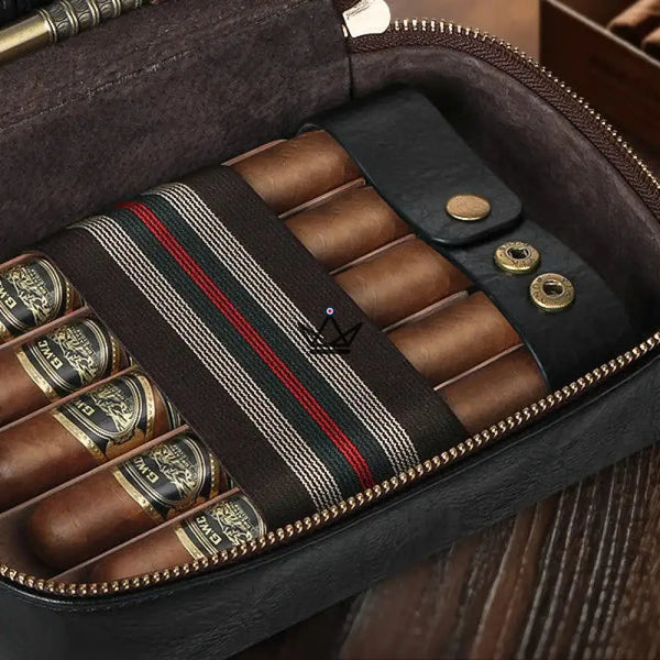 Travel cigar humidor and accessories - Magyars Wood