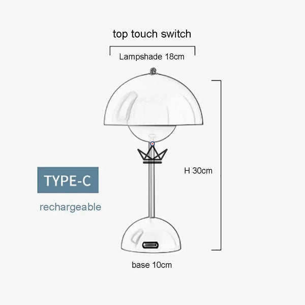 Lampe à poser - Flowerpot Chromatique by A.A. - - Lampe Déco - Cadeau, Noël, Anniversaire, Original, Fête des pères, fête des mères - Atelier Atypique