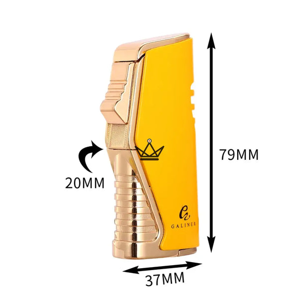 Briquet à Cigare 3 Torches - Wagner - - briquet - Cadeau, Noël, Anniversaire, Original, Fête des pères, fête des mères - Atelier Atypique