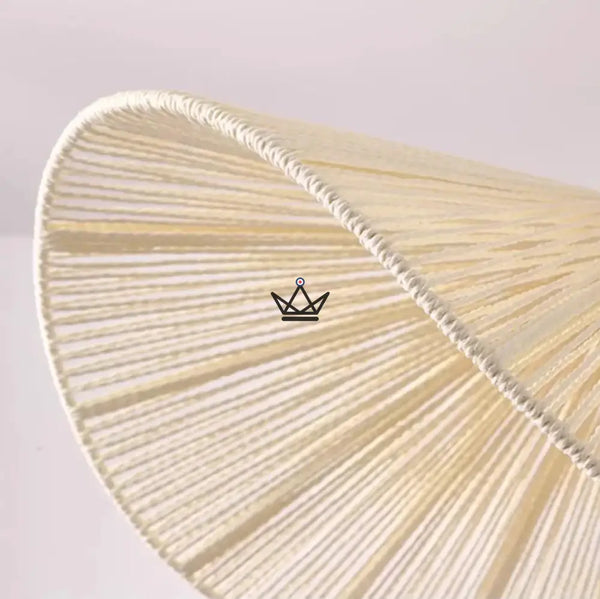 Suspension FOLIA — Rotin Tressé Main, Forme Feuille – 7/12