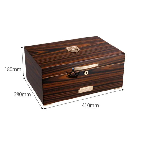 Cave à Cigare Premium - Majestatis Doublis - - cave - Cadeau, Noël, Anniversaire, Original, Fête des pères, fête des mères - Atelier Atypique