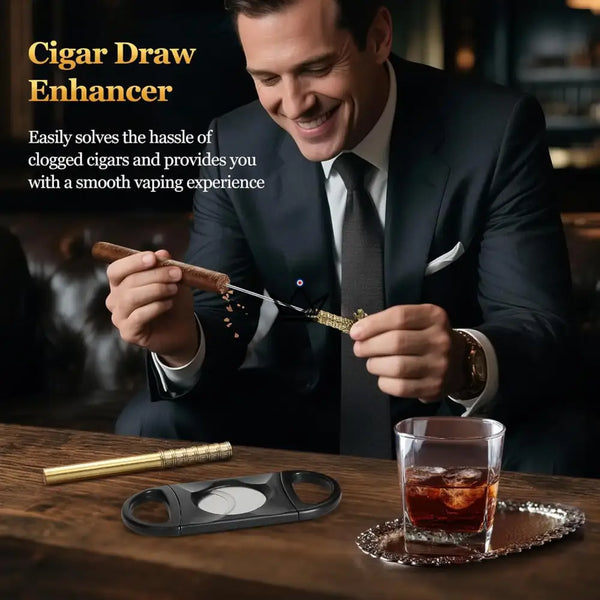 Travel cigar humidor and accessories - Magyars Wood