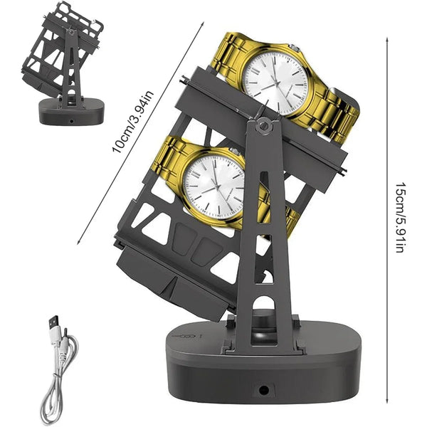 Remontoir Montre Automatique POWERSPIN — Oscillateur Auto, 2 Modes, Compact USB – 3/3