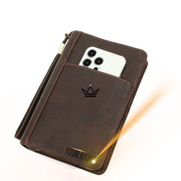 Étui à Cigares en Cuir Personnalisable - Voyageur Tempo - - etui cigare personnalisable - Cadeau, Noël, Anniversaire, Original - Atelier Atypique