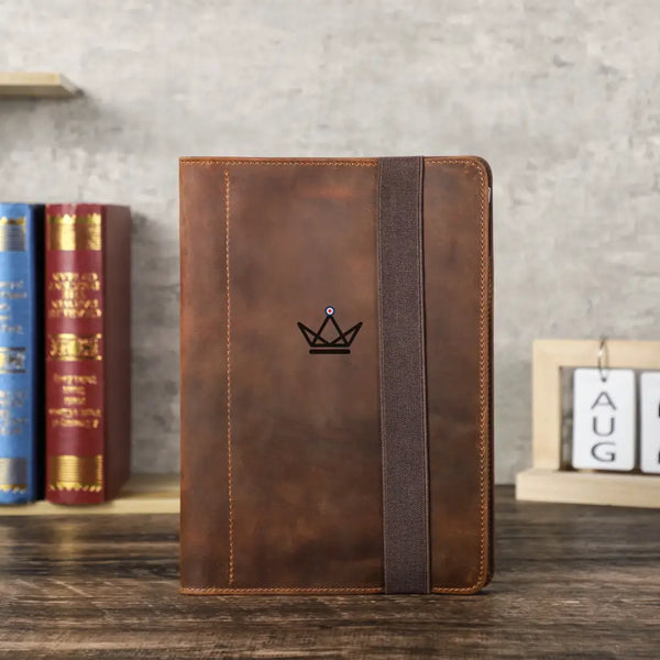 Personalisierbarer A5 Leder-Organizer — VOYAGEUR Galenda