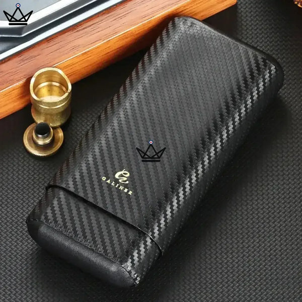 Cave à Cigares - CARBON - - Cave à cigare TOP - Cadeau, Noël, Anniversaire, Original, Fête des pères, fête des mères - Atelier Atypique