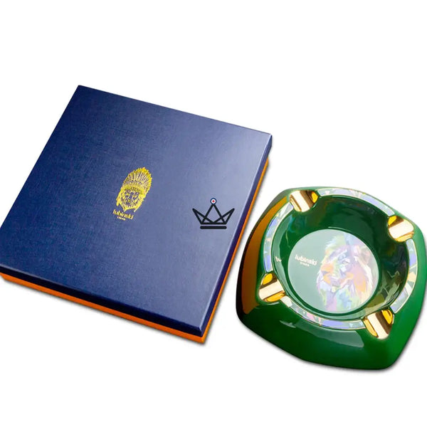 Cendrier à Cigare de Luxe - Lion Prisme - - cendrier - Cadeau, Noël, Anniversaire, Original, Fête des pères, fête des mères - Atelier Atypique