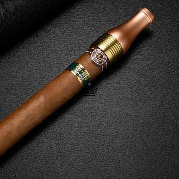 Coffret du Cigare de luxe 10 pièces - Majestic - - Briquet Out - Cadeau, Noël, Anniversaire, Original - Atelier Atypique