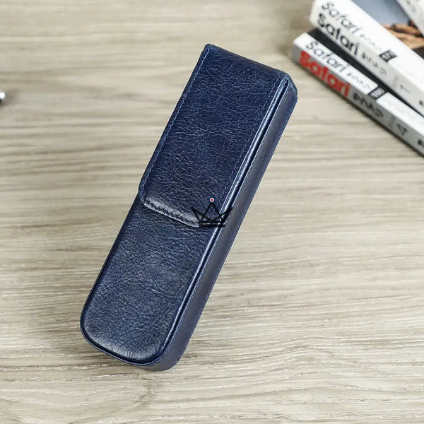 Etui en cuir de luxe pour stylo plume - Magnus (personnalisable) - - etui stylo personnalisable - Cadeau, Noël, Anniversaire, Original, Fête des pères, fête des mères - Atelier Atypique