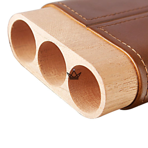 Etui à cigare en cuir - Wild Cedar - - etui cigare - Cadeau, Noël, Anniversaire, Original, Fête des pères, fête des mères - Atelier Atypique