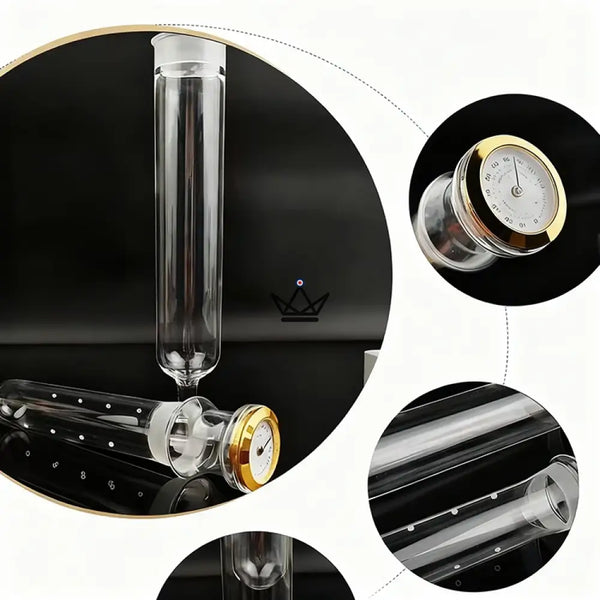 Vertikales Zigarren-Ei aus Glas – Infusio Flûtae