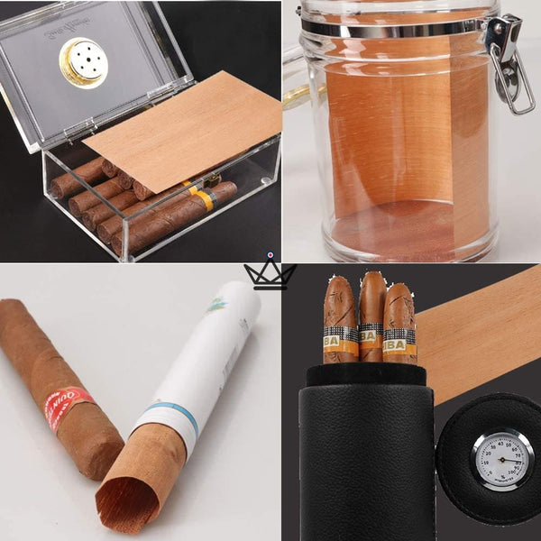 Feuilles de cèdre : séparateur de cigare - Atelier Atypique