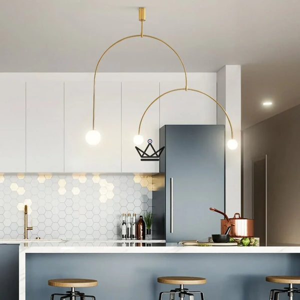 Lustre Suspension - Balance - - luminaire - Cadeau, Noël, Anniversaire, Original - Atelier Atypique