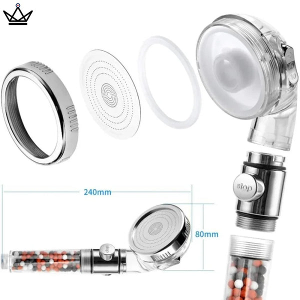 Douchette EcoSpa Triple Action - Premium - - Douchette - Cadeau, Noël, Anniversaire, Original - Atelier Atypique