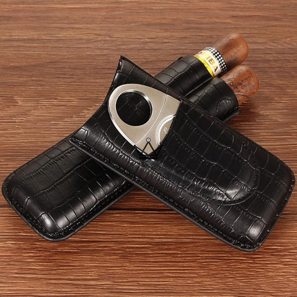 Etui à cigare en cuir - Beast - - etui cigare - Cadeau, Noël, Anniversaire, Original - Atelier Atypique