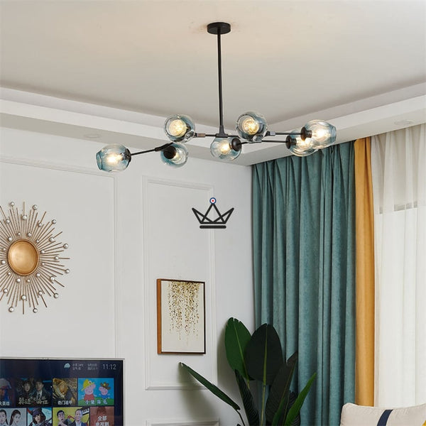 Lustre plafonnier industriel articulé - Branching Bubble - - luminaire - Cadeau, Noël, Anniversaire, Original - Atelier Atypique