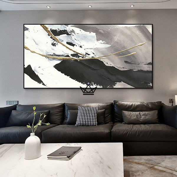 Peinture à l'huile sur toile XXL - Échos Chromatiques - - toile - Cadeau, Noël, Anniversaire, Original - Atelier Atypique