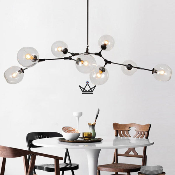 Lustre plafonnier industriel articulé - Branching Bubble - - luminaire - Cadeau, Noël, Anniversaire, Original - Atelier Atypique