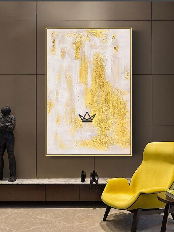 Peinture à l'huile sur toile XXL - Symphonie Lumineuse - - toile - Cadeau, Noël, Anniversaire, Original - Atelier Atypique