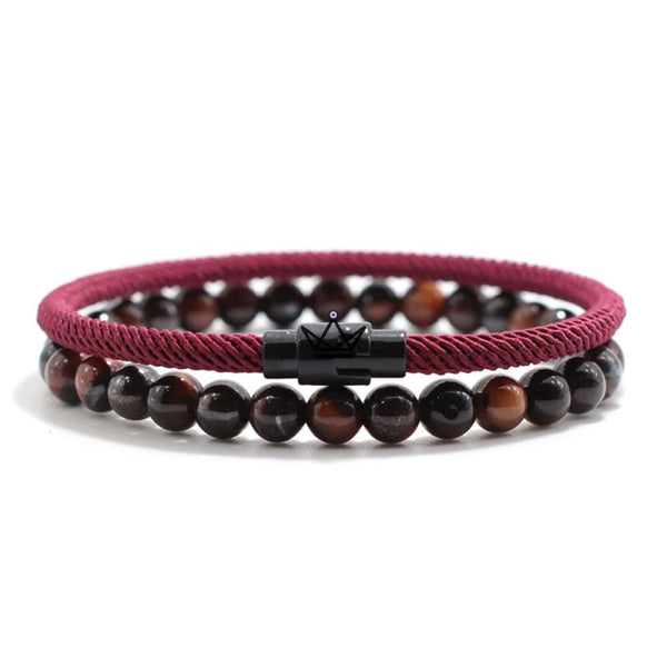Bracelet minimaliste duo - ELEMENTARY STONE - Atelier Atypique