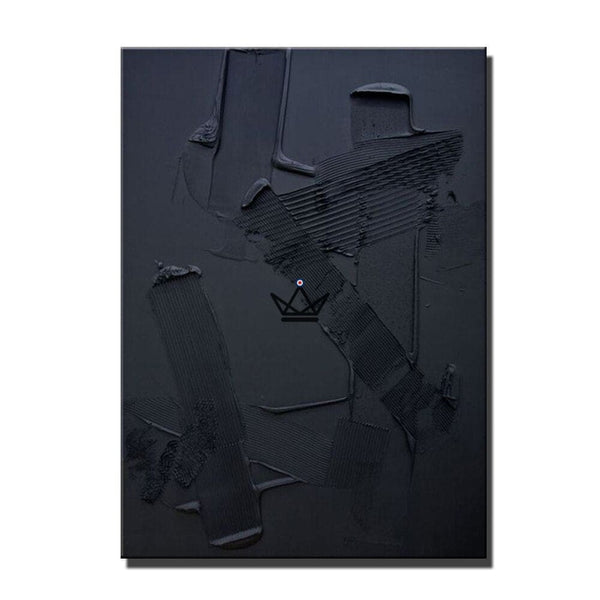 Peinture à l'huile sur toile XXL - Contraste Intense -  - toile - Cadeau, Noël, Anniversaire, Original - Atelier Atypique