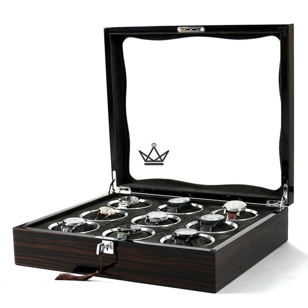 Coffret de rangement pour montre de luxe - Luxuria Temporum - - Remontoirs - Cadeau, Noël, Anniversaire, Original - Atelier Atypique