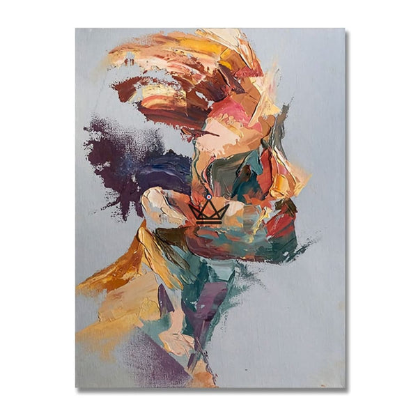 Peinture à l'huile sur toile XXL - Profondeur d'âme - - toile - Cadeau, Noël, Anniversaire, Original - Atelier Atypique