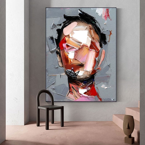 Peinture à l'huile sur toile XXL - Profondeur d'âme - - toile - Cadeau, Noël, Anniversaire, Original - Atelier Atypique