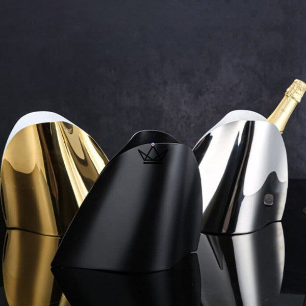 Seau à champagne Luxe et design — Archibald Damkjaer, Noir