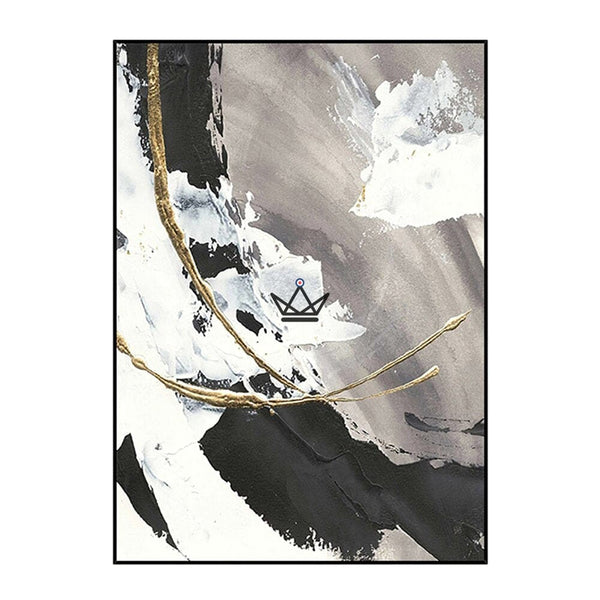 Peinture à l'huile sur toile XXL - Abstraction ondulante - - toile - Cadeau, Noël, Anniversaire, Original - Atelier Atypique