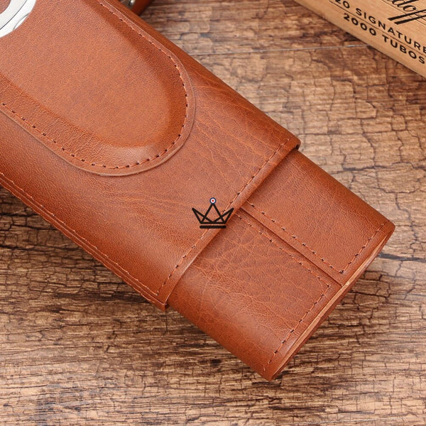 Etui 3 cigares et Coupe-Cigare - NEBOS - - Etui à cigare - Cadeau, Noël, Anniversaire, Original - Atelier Atypique