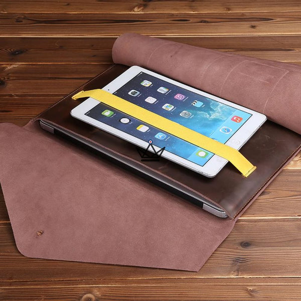 Housse en cuir pour MacBook - TOCKY - Atelier Atypique