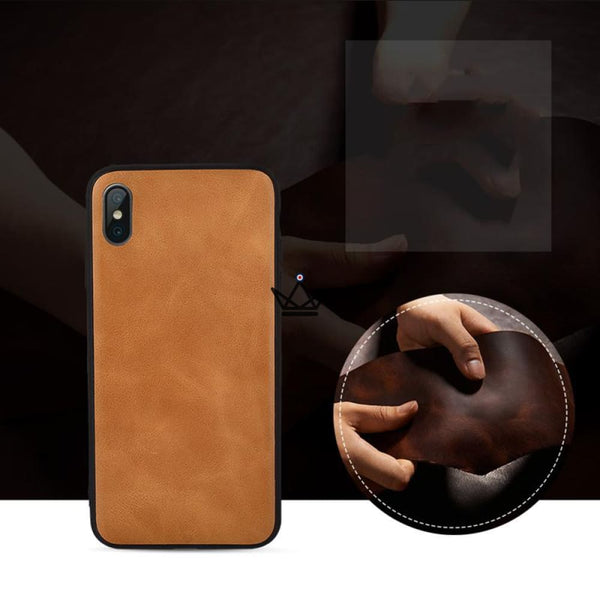 Coque en cuir pour iPhone XS MAX - Atelier Atypique