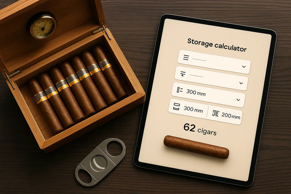 Calculatrice de Capacité pour Cave à Cigares