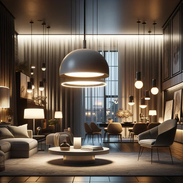 Illuminez Votre Espace avec Style : La Lampe Suspendue Moderne 