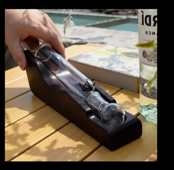 Premium-Zigarren-Infuser mit Hygrometer - Infusio Axis