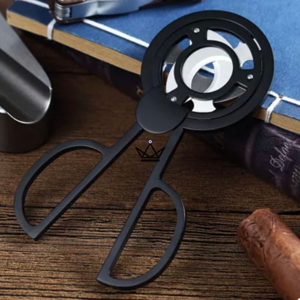 Ciseaux Coupe Cigare 3 lames COHIBA - BLADE triple ciseau noir