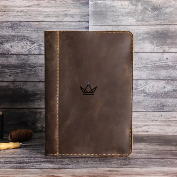Personalisierbare MacBook-Ledertasche 13" - Voyageur RELIURE