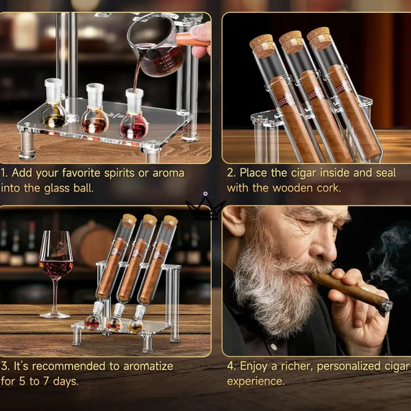 Zigarren-Ei 3 Röhren - Infusio Alchimía