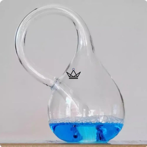 Bouteille de Klein en verre soufflé, objet mathématique - TOPOS